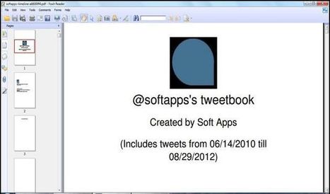 Tweetbook, crea un eBook en PDF con tus tweets en Twitter | Utilización de Twitter la Educación | Scoop.it