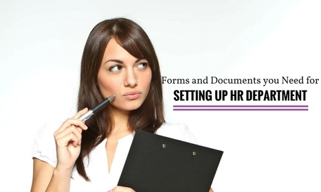 Forms and Documents you Need for Setting up HR Department - WiseStep | ISC Recruiting News & Views | Scoop.it