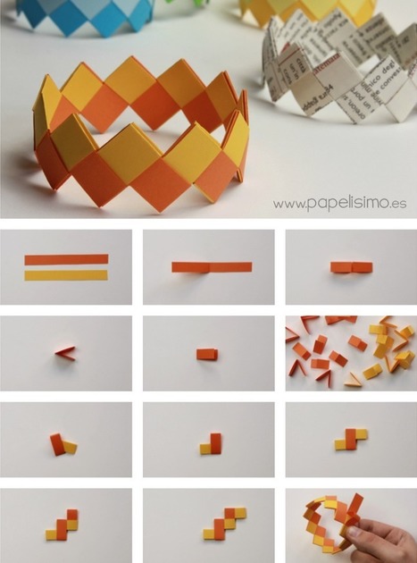 Cómo hacer pulseras de papel | Aprender Manualidades infantiles | Scoop.it