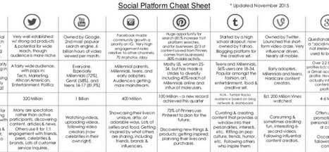 Le Guide des 8 R&eacute;seaux Sociaux Principaux pour les Entreprises | Community and Social Media Management | Scoop.it