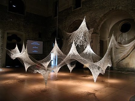 Machiko Agano: "String Web" | Art Installations, Sculpture, Contemporary Art | Scoop.it