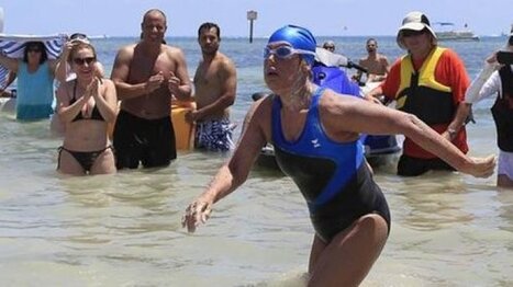 À 64 ans, Diana Nyad réussit la première traversée Floride-Cuba à la nage | Tout le web | Scoop.it