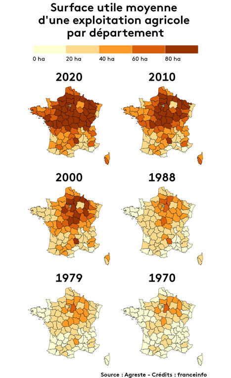 INFOGRAPHIES. Exploitations plus grandes, pauvreté élevée et poussée du bio… Ce qu'il faut retenir du nouveau panorama de l'#agriculture française dévoilé par l'Insee | Prospectives et nouveaux enjeux dans l'entreprise | Scoop.it