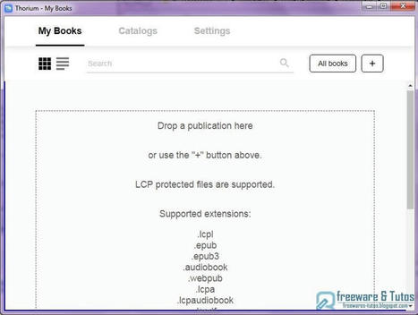Thorium Reader : un lecteur d'ebooks (Epub, PDF, BD, livres audio) de qualité | gpmt | Scoop.it