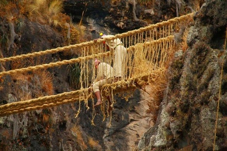 Le pont en fibres de la tradition inca | EXPLORATION | Scoop.it