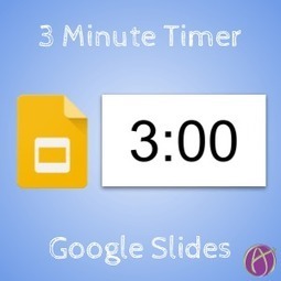 3 Minute Timer - Google Slides via @AliceKeeler | iGeneration - 21st Century Education (Pedagogy & Digital Innovation) | Scoop.it
