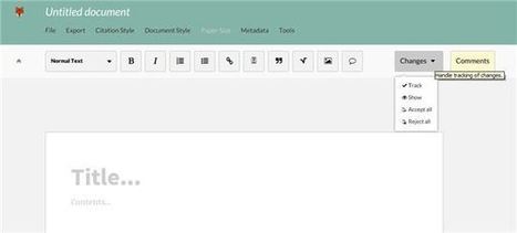 FidusWriter. Un traitement de texte pour le monde universitaire | Time to Learn | Scoop.it