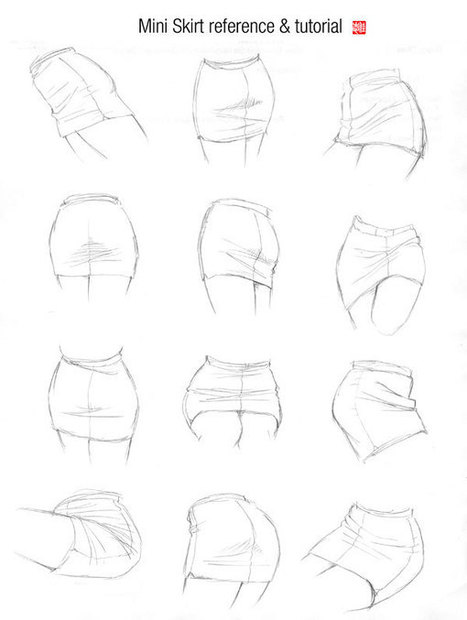 Mini skirt reference by randychen on deviantART | Drawing References and Resources | Scoop.it