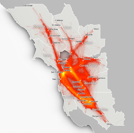 Animated Maps Illustrate the Hell of Bay Area Commuting | Fantastic Maps | Scoop.it