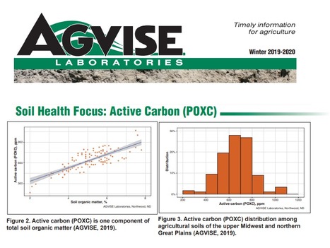 AGVISE Laboratories (Northwood, ND) Focus sur la santé des sols, la mesure du carbone actif (POXC) | MOF matière organique réactive du sol | Scoop.it