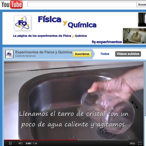 Proyecto fq-experimentos, el laboratorio traspasa las fronteras del aula | Educación 2.0 | Scoop.it