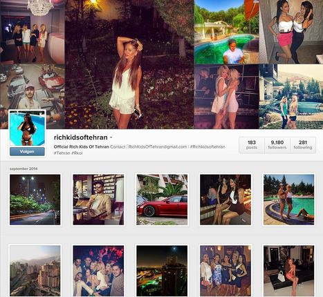 Les « gosses de riches » de Téhéran s’affichent sur Instagram | Intervalles | Scoop.it