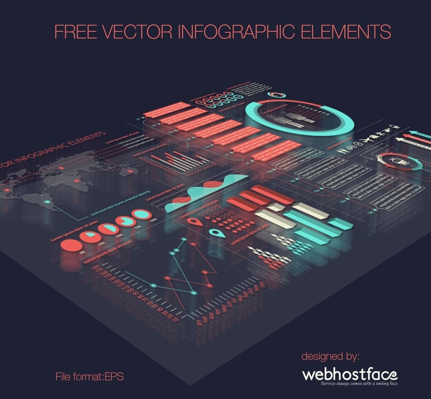 Get your Infograph kick with our Free Infographic Elements Kit - WebHostFace | The MarTech Digest | Scoop.it