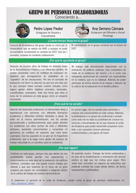 El Grupo de Personas Colaboradoras de la Junta de Andalucía para la Evaluación de Políticas Públicas (XIII) | Evaluación de Políticas Públicas - Actualidad y noticias | Scoop.it
