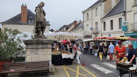 Descartes : le marché dominical a retrouvé le centre-ville | Revue de presse économique du Sud Touraine | Scoop.it