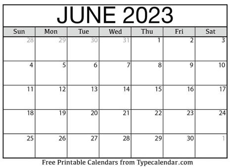 Free Printable June 2023 Calendars - Download | Printable Calendars 2023 | Scoop.it