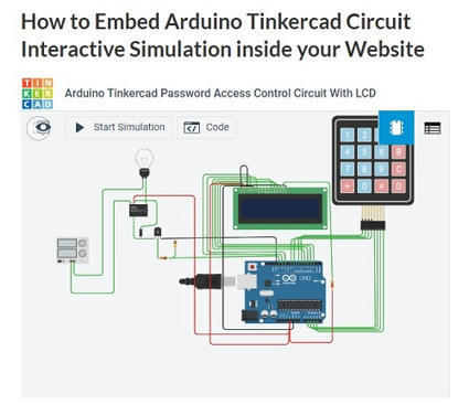 Embed Arduino Tinkercad Simulation in Your Website - Step By Step Guide | tecno4 | Scoop.it