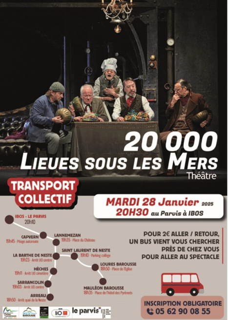 Transport collectif pour le théâtre, mardi 28 janvier | Vallées d'Aure & Louron - Pyrénées | Scoop.it
