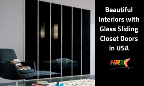 Aluminum Frame Glass Cabinet Doors In Kitchen Interior Designs