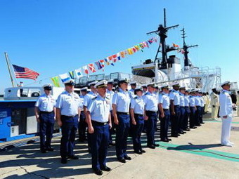 Le Nigéria accueille sa nouvelle frégate d'occasion classe Hamilton (ex-cotre de l'US Coast Guard) livrée en 2014 | Newsletter navale | Scoop.it