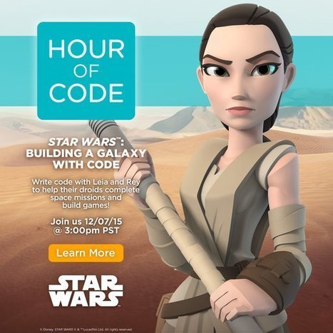 Code.org et Star Wars s'unissent pour faire découvrir le code aux enfants | Education & Numérique | Scoop.it