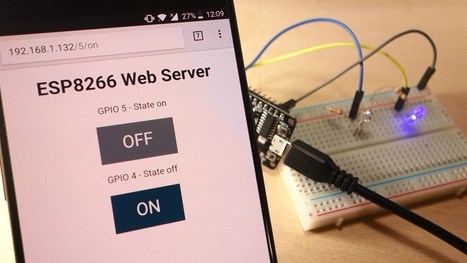 Build an ESP8266 Web Server - Code and Schematics | #Coding #IoT #NodeMCU #Maker #MakerED #MakerSpaces | 21st Century Learning and Teaching | Scoop.it