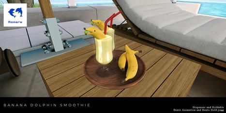 Banana Dolphin Smoothie June 2022 Group Gift by Mamere | Teleport Hub - Second Life Freebies | Second Life Freebies | Scoop.it