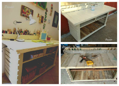 Pallet Workbench For My Craft Room | 1001 Pallets ideas ! | Scoop.it