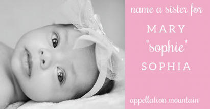 Name Help: A Meaningful Name for Sophie's Sister | Name News | Scoop.it