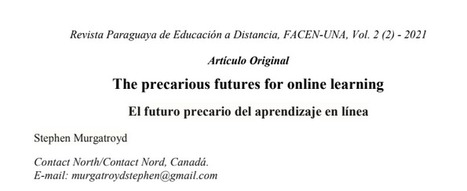 [Google Drive] The precarious futures for Online Learning | E-Learning-Inclusivo (Mashup) | Scoop.it