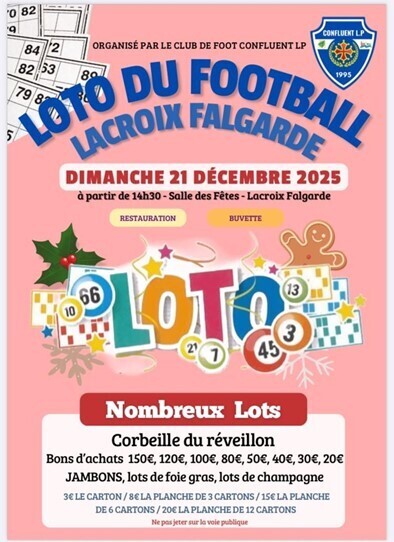 Loto du foot 21 d&eacute;cembre | Lacroix-Falgarde | Scoop.it