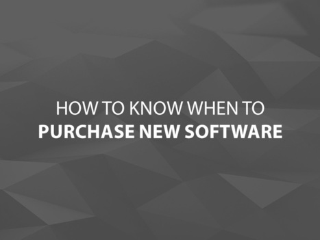 How to Know When to Purchase New Software | FileMaker off topic | Learning Claris FileMaker | Scoop.it