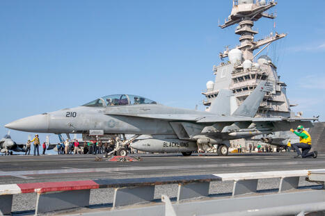 Le USS Gerald R. Ford de nouveau en M&eacute;diterran&eacute;e, avant un probable retour &agrave; Norfolk | DEFENSE NEWS | Scoop.it