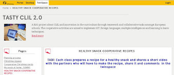 Tasty Clil 2.0: HEALTHY SNACK AND COOPERATIVE RECIPES | Bilingual Education & CLIL Projects - Proyectos en E. B. & AICLE | Scoop.it