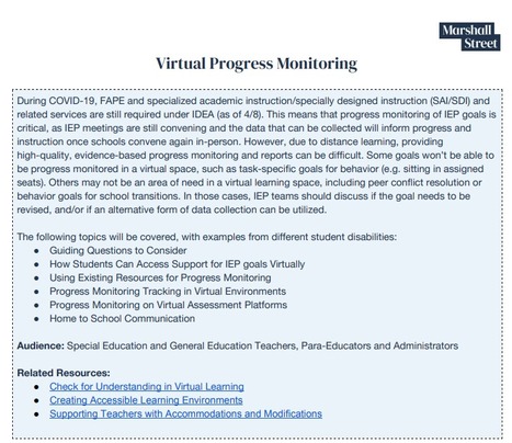 Virtual-Progress-Monitoring.pdf | SEL, Common Core & Goals | Scoop.it