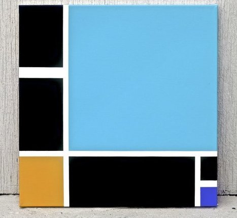 Artist Turns Mondrian Works into Augmented Reality Paintings | Augmented World | Scoop.it