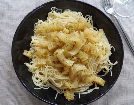 Spaghetti aux cardes marinées | Légumes de saison | Scoop.it