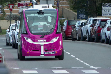 Françaises, électriques et gratuites... des navettes (presque) autonomes déployées à Sophia Antipolis | IMREDD | Scoop.it
