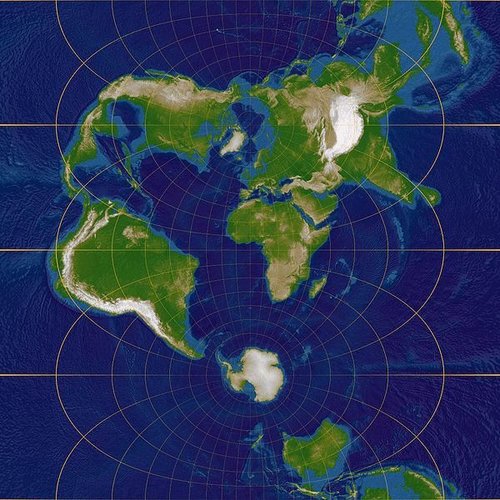 Common Map Projections | Infografia não é arte
