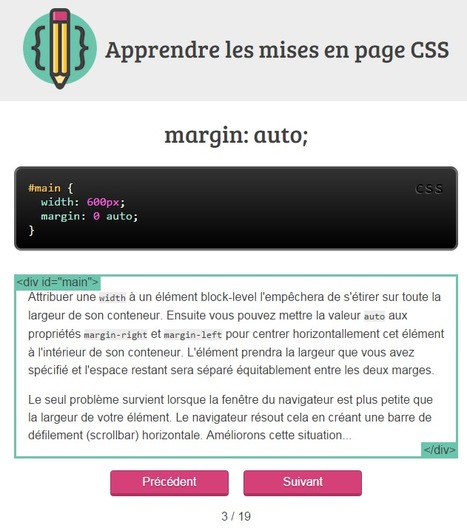 Apprendre les mises en page CSS | Time to Learn | Scoop.it