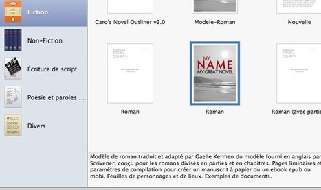 Scrivener importer un modele dans un nouveau projet | Scrivener, lecture et écriture numérique | Scoop.it