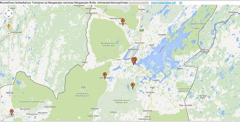 Location map Koneellinen kullankaivuu Tolosjoen ja Hangasojan varressa Hangasojan Kulta -nimisess&auml; kaivospiiriss&auml; www.fishing.fi | 1Uutiset - Lukemisen t&auml;hden | Scoop.it