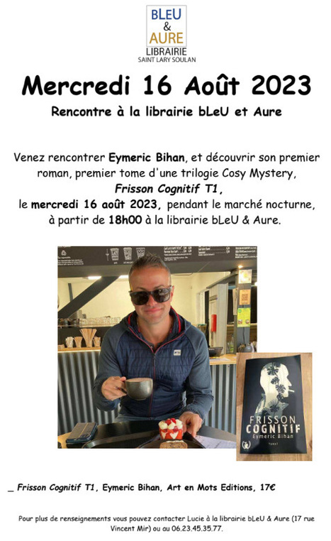 Rencontre avec Eymeric Bihan le 16 août à Saint-Lary | Vallées d'Aure & Louron - Pyrénées | Scoop.it