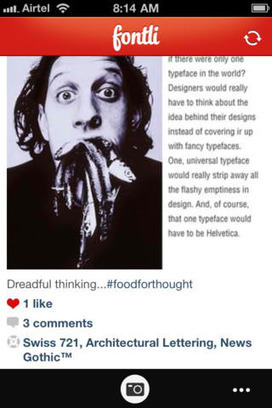Introducing Fontli, The Instagram For Typography | Winning The Internet | Scoop.it