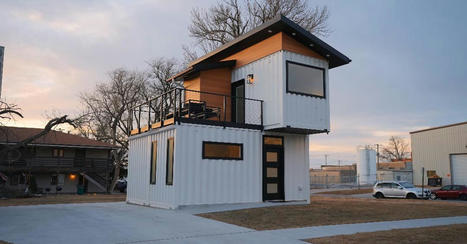 45m2 pour une maison réalisée avec 3 petits containers  | Build Green, pour un habitat écologique | Scoop.it