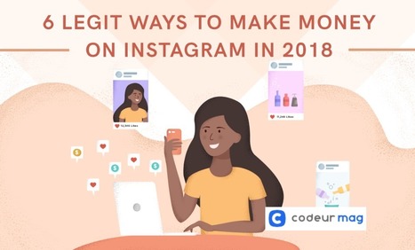 Infographie : 6 façons de monétiser votre compte Instagram | Community Management | Scoop.it