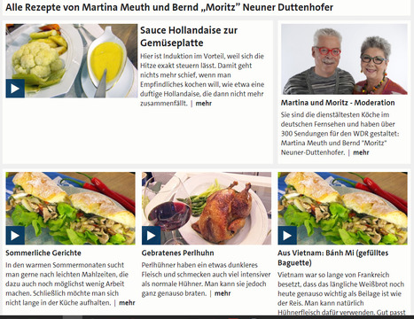 Übersicht der Rezepte von Martina Meuth und Bernd „Moritz” Neuner Duttenhofer | #EatingCulture | Hobby, LifeStyle and much more... (multilingual: EN, FR, DE) | Scoop.it