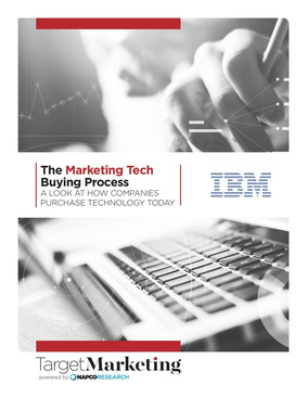 New Research: How Companies Buy Marketing Tech - TargetMarketing Mag | The MarTech Digest | Scoop.it