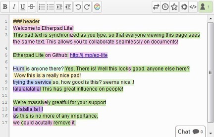 Etherpad | Collaborating in really real-time | #OpenSource #Collaboration #Privacy  | Best Freeware Software | Scoop.it