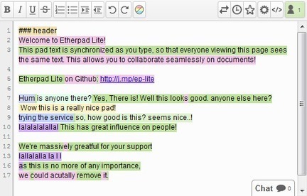 Etherpad | Collaborating in really real-time | #OpenSource #Collaboration #Privacy  | Best Freeware Software | Scoop.it